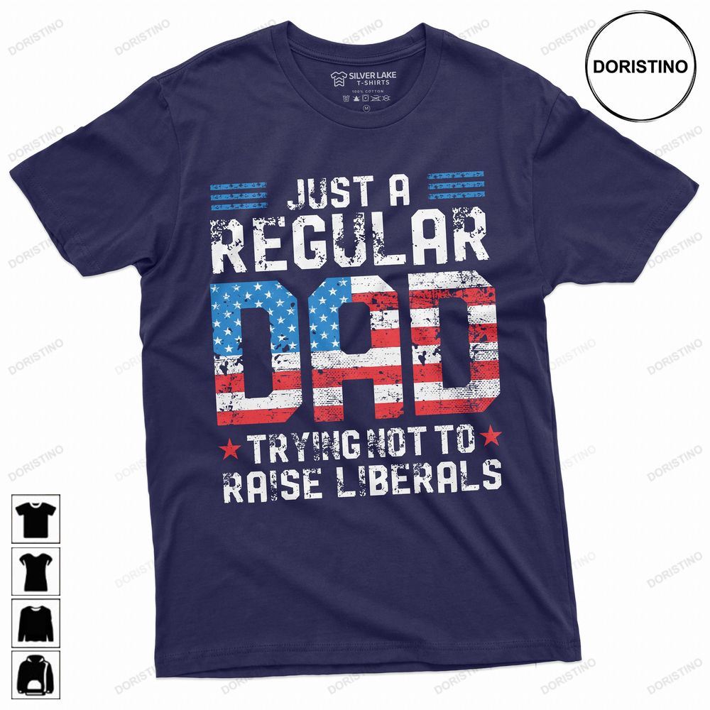 Mens Fathers Day Anti Liberal Republican Dad Awesome Shirts