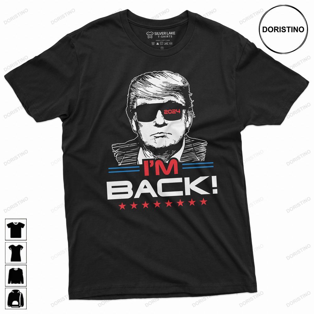 Mens Im Back Trump Donald Trump 2024 Limited Edition T-shirts