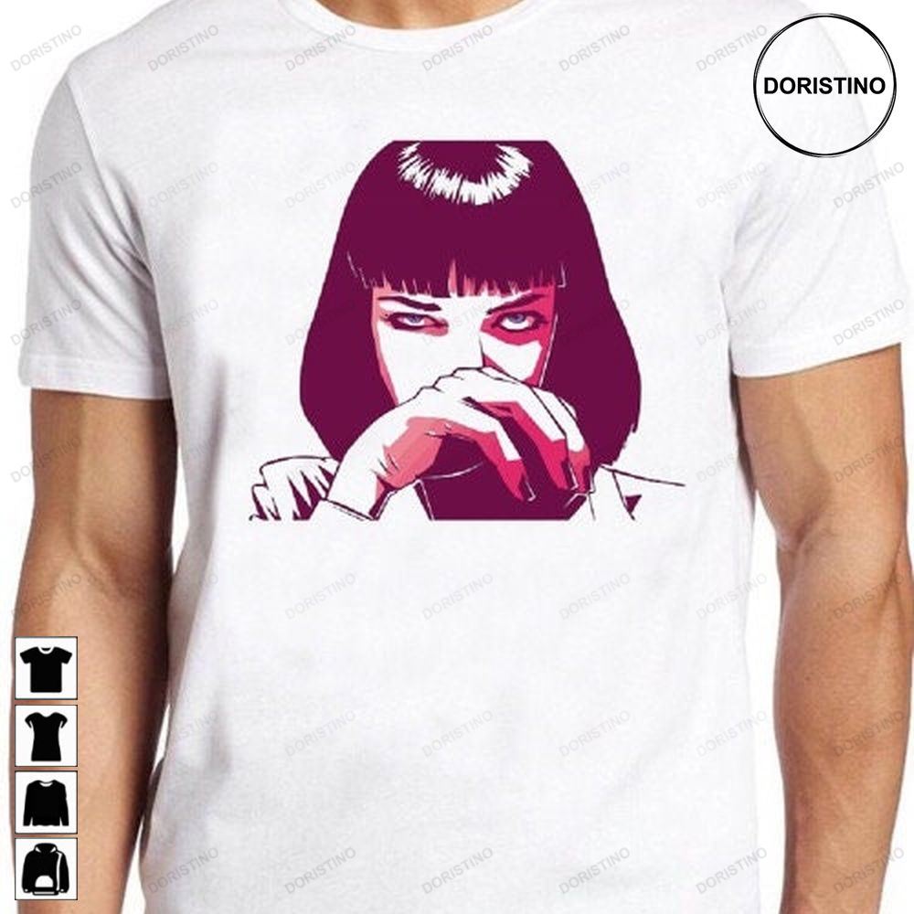 Mia Wallace Pulp Fiction Art Tarantino Film Cult Cool Limited Edition T-shirts