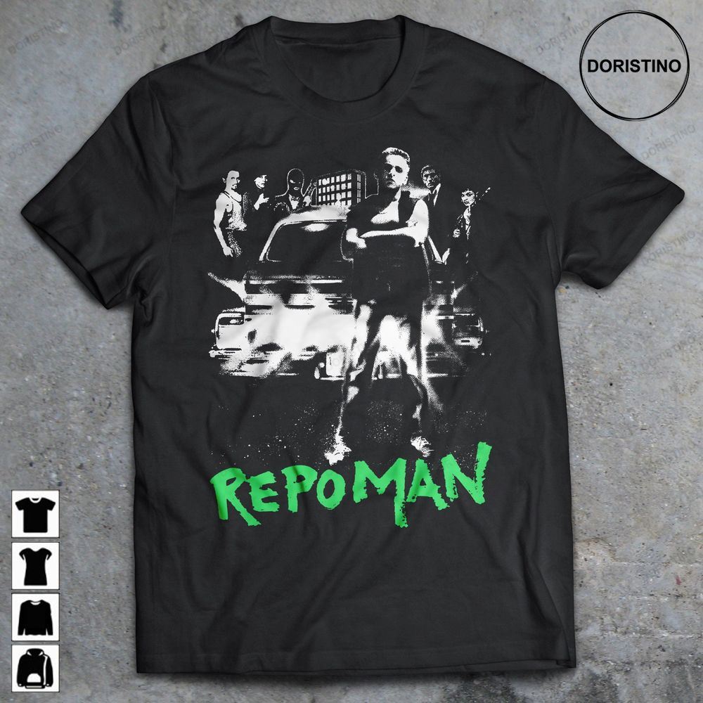 Repo Man Movie 80s Cult Film Emilio Estevez Alex Awesome Shirts