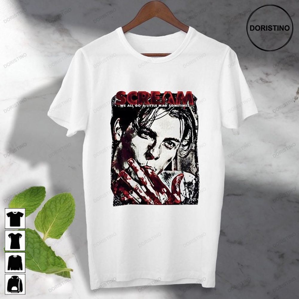 Scream Billy Loomis Skeet Ulrich Movie Horror Poster Awesome Shirts