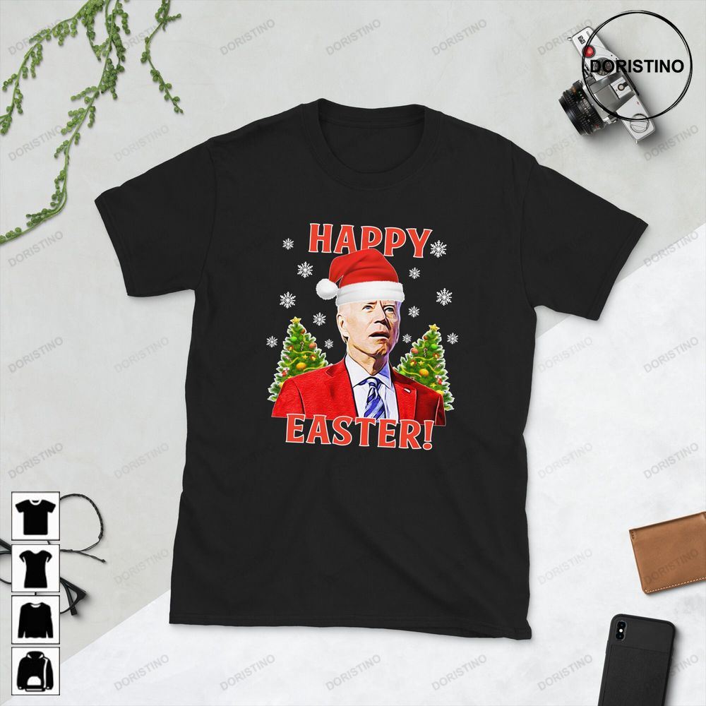 The Original Funny Joe Biden Confused Happy Easter Christmas Awesome Shirts