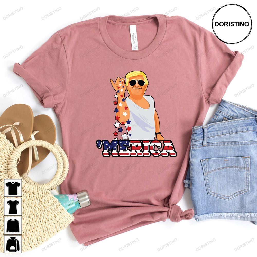 Trump Merica Trump Bae Funny 4th Of July Limited Edition T-shirts