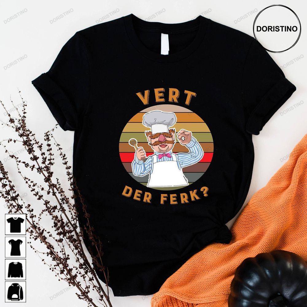 Vert Der Ferk Retro Swedish Chef 80s Classic Limited Edition T-shirts