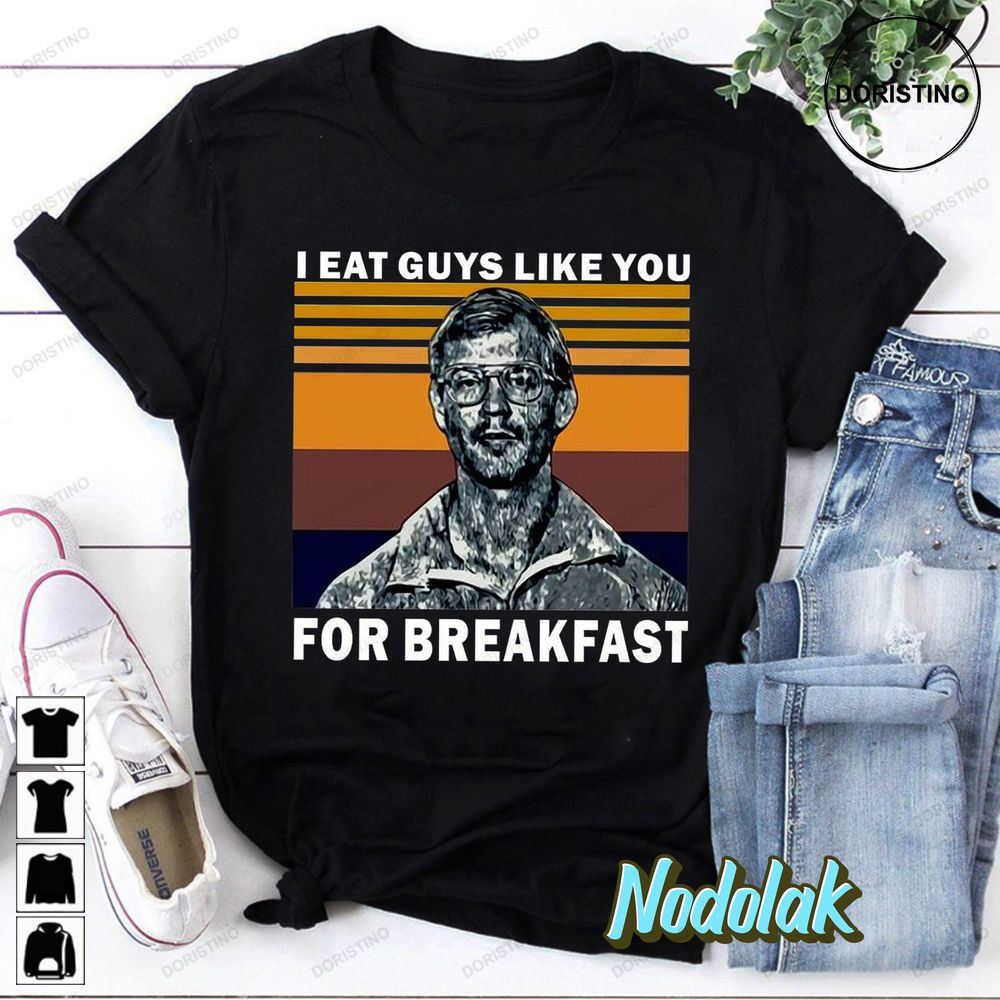 Vintage I Eat Guys Like You For Breakfast Horror Limited Edition T-shirts