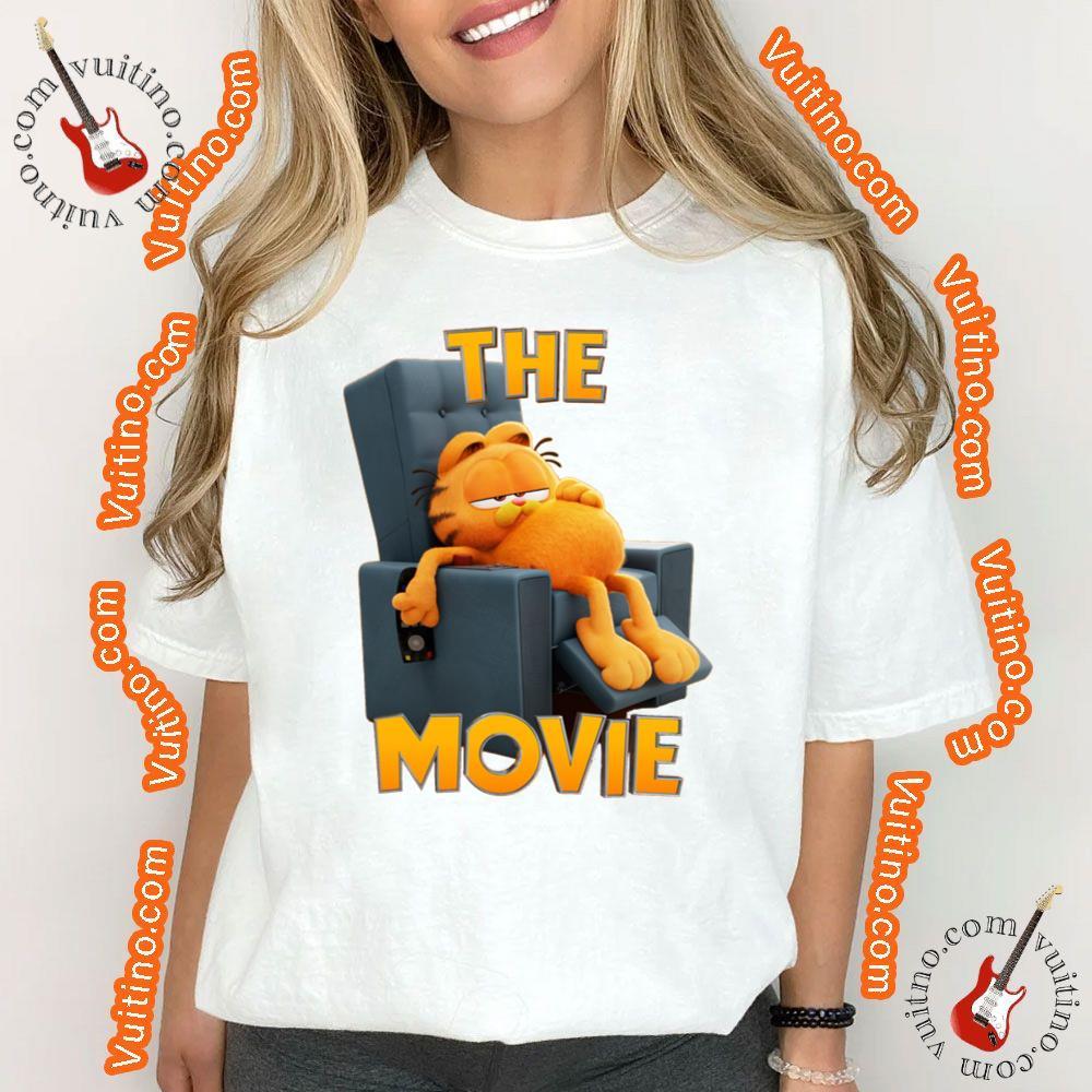 Art Lazy The Garfield Movie Shirt