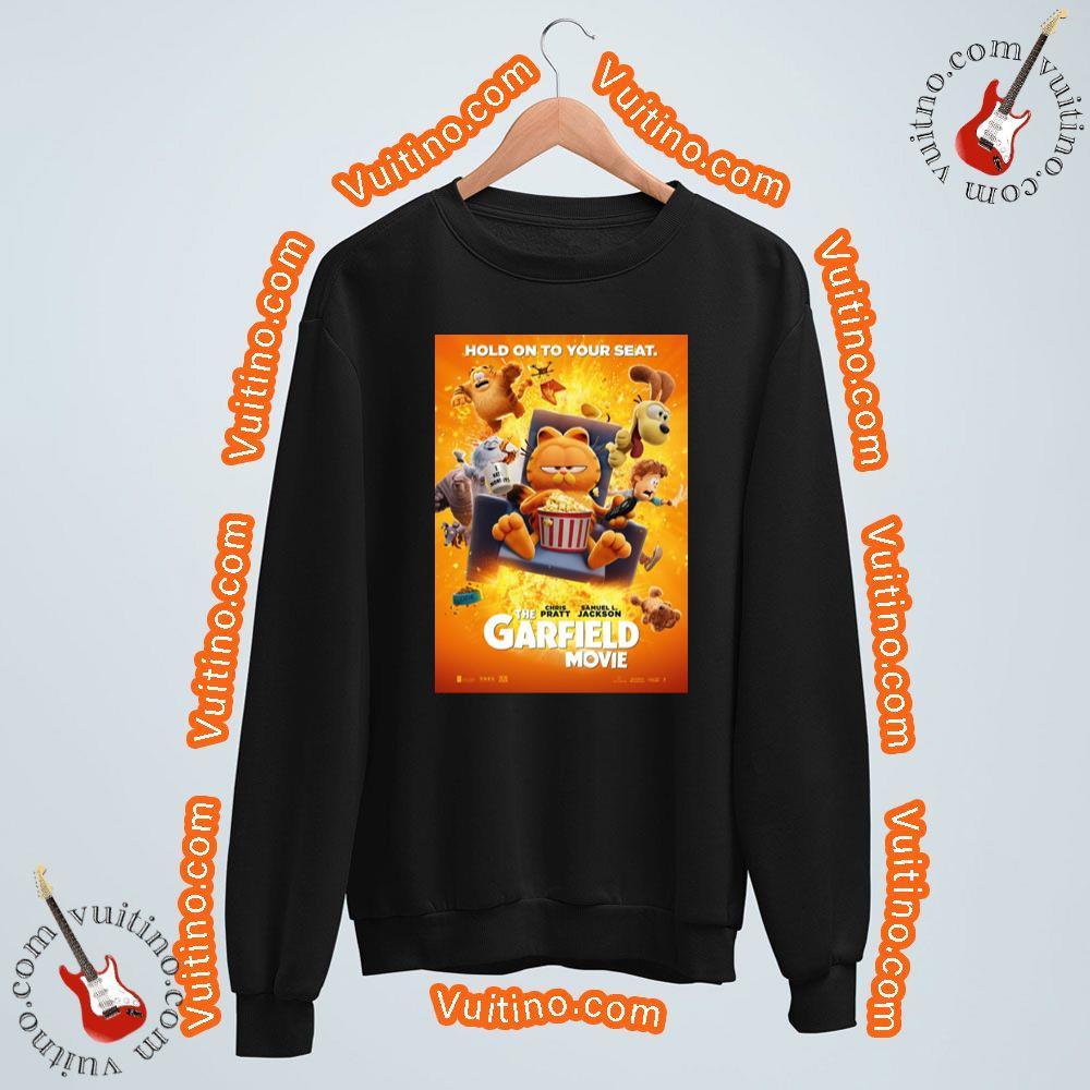 Funny Hold On To Your Seat The Garfield Movie Merch