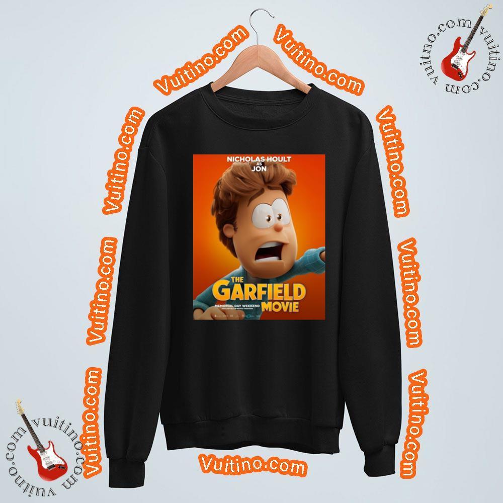 Jon Arbuckle Nicholas Hoult The Garfield Movie Shirt
