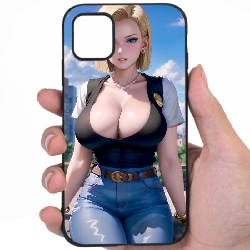Android 18 Dragon Ball Exotic Allure Hentai Fan Art Awesome Phone Case