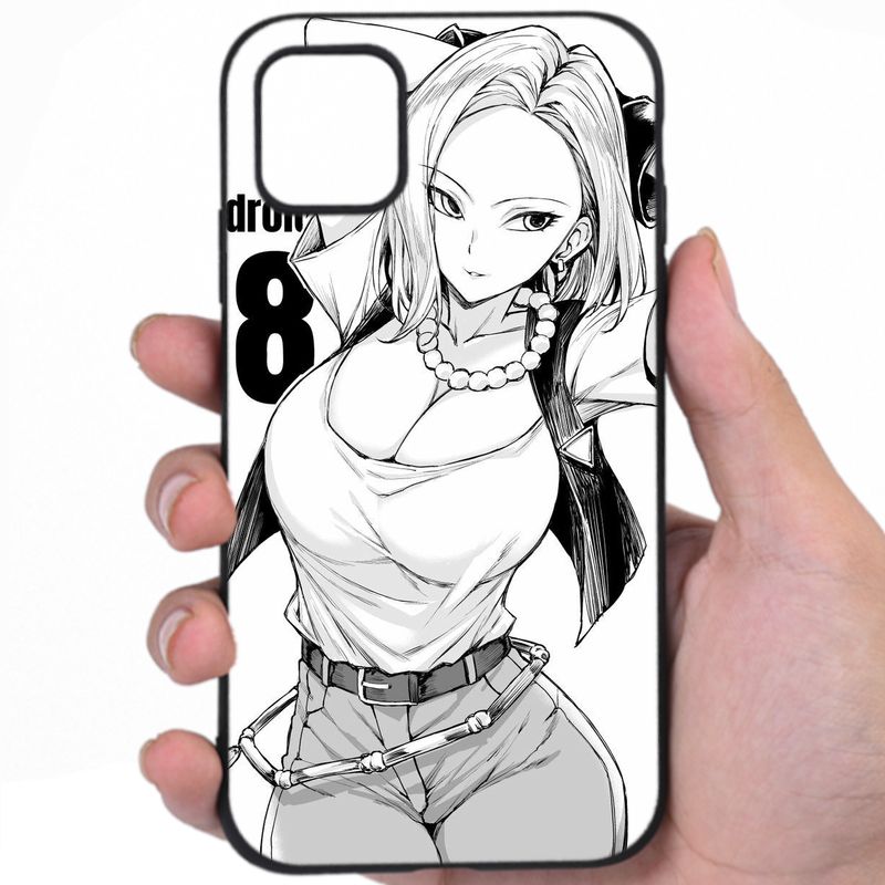 Android 18 Dragon Ball Irresistible Sexiness Sexy Anime Design iPhone Samsung Phone Case