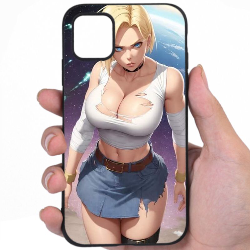Android 18 Dragon Ball Irresistible Sexiness Sexy Anime Mashup Art Gzmsl Awesome Phone Case