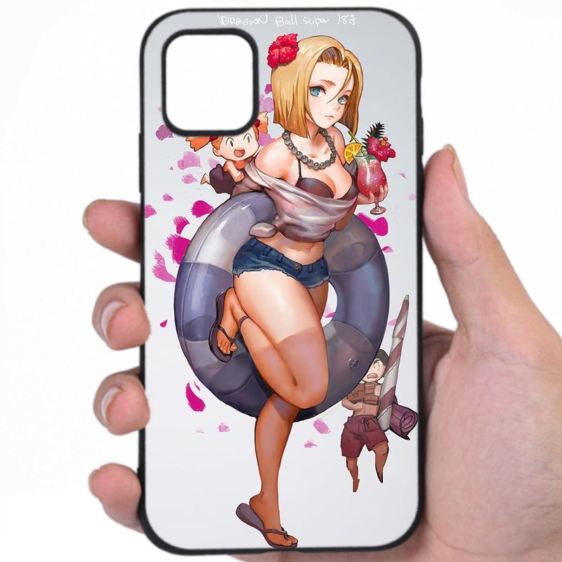 Android 18 Dragon Ball Provocative Charm Hentai Art Aqidp Awesome Phone Case