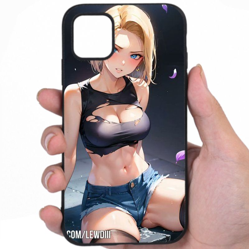 Android 18 Dragon Ball Provocative Charm Hentai Design iPhone Samsung Phone Case