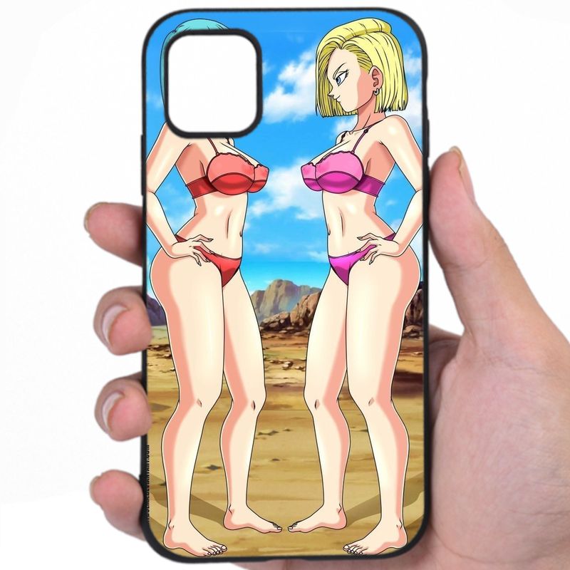 Android 18 Dragon Ball Seductive Appeal Hentai Fan Art Wnmjx Phone Case