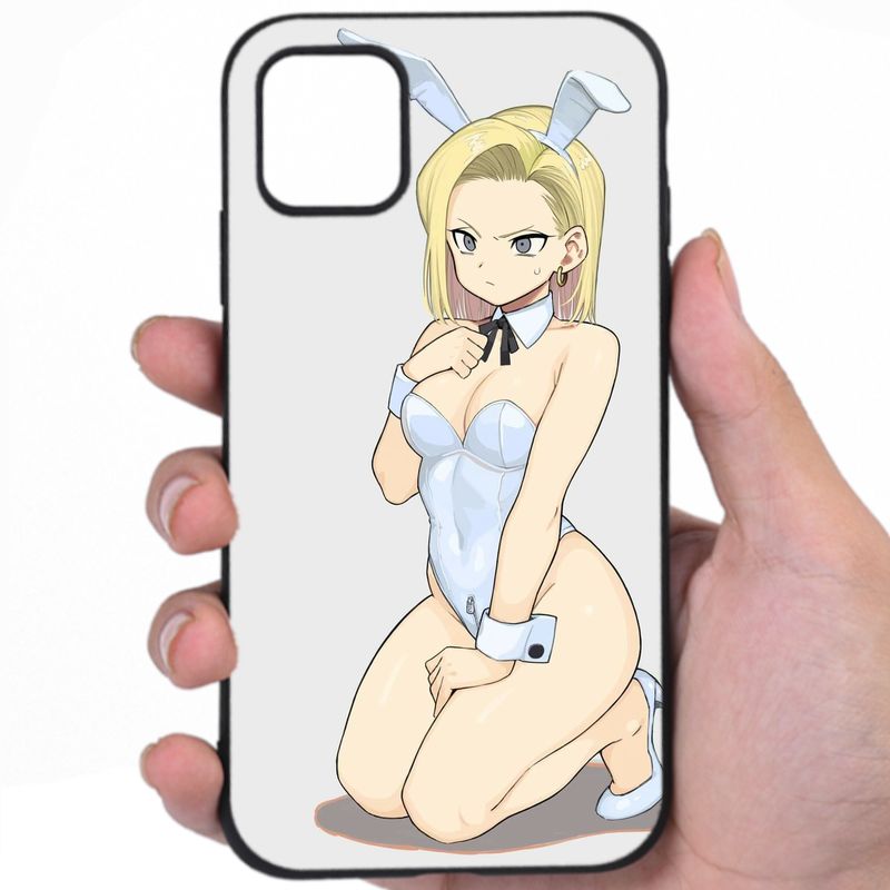 Android 18 Dragon Ball Seductive Appeal Hentai Fan Art Phone Case