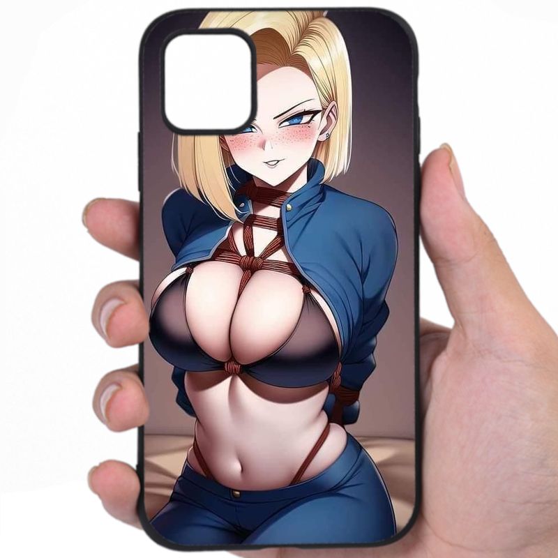 Android 18 Dragon Ball Seductive Appeal Sexy Anime Design Awesome Phone Case