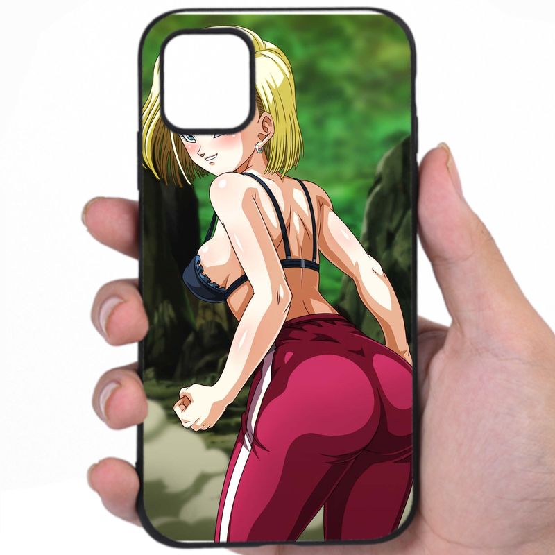 Android 18 Dragon Ball Sensual Elegance Sexy Anime Art Awesome Phone Case