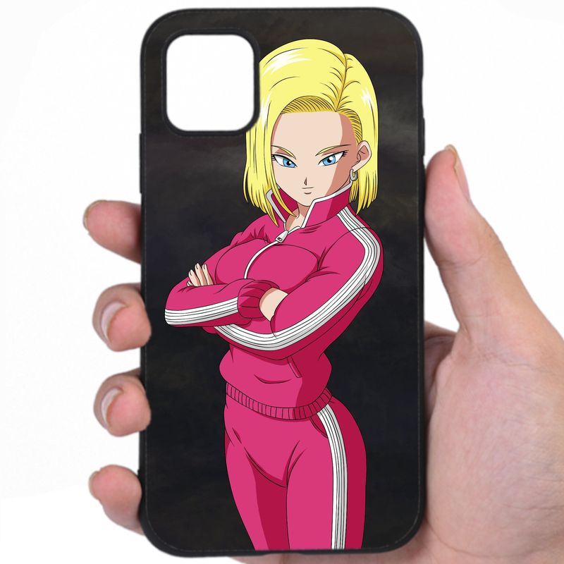 Android 18 Dragon Ball Sensual Elegance Sexy Anime Artwork Awesome Phone Case
