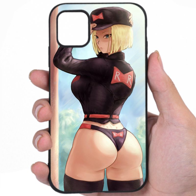 Android 18 Dragon Ball Sensual Elegance Sexy Anime Fine Art Awesome Phone Case