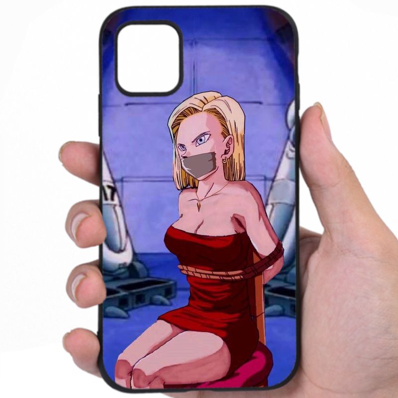 Android 18 Dragon Ball Sensual Elegance Sexy Anime Mashup Art Awesome Phone Case