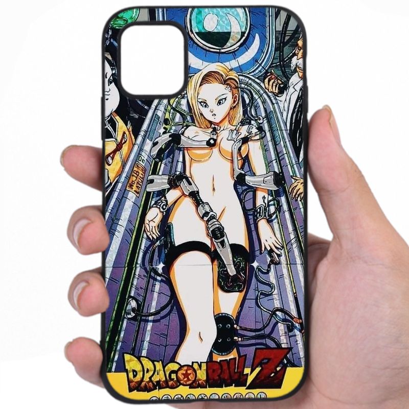Android 18 Dragon Ball Steamy Presence Sexy Anime Design Shqts Phone Case