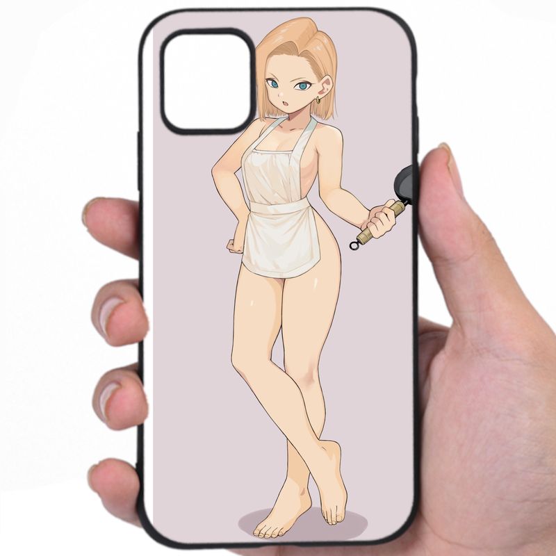 Android 18 Dragon Ball Sultry Beauty Hentai Fine Art Buvwp iPhone Samsung Phone Case