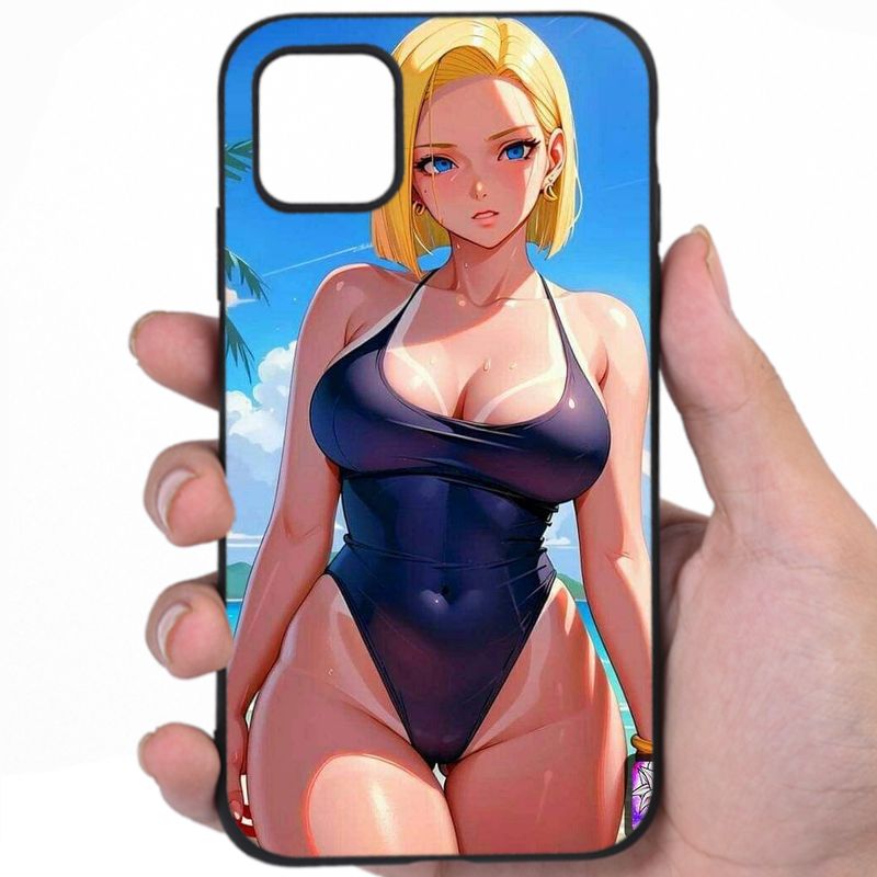 Android 18 Dragon Ball Sultry Beauty Hentai Fine Art Rzfhs Phone Case