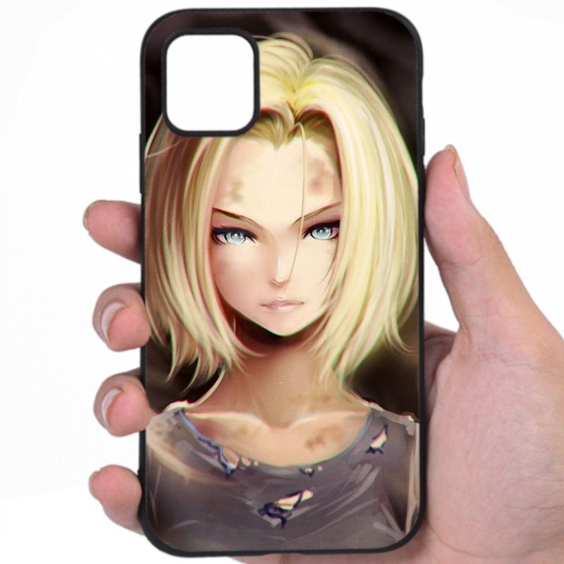 Android 18 Dragon Ball Sultry Beauty Hentai Fine Art Ufurl iPhone Samsung Phone Case