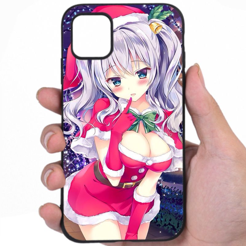 Anime Christmas Flirtatious Smile Hentai Design Kfkea Awesome Phone Case