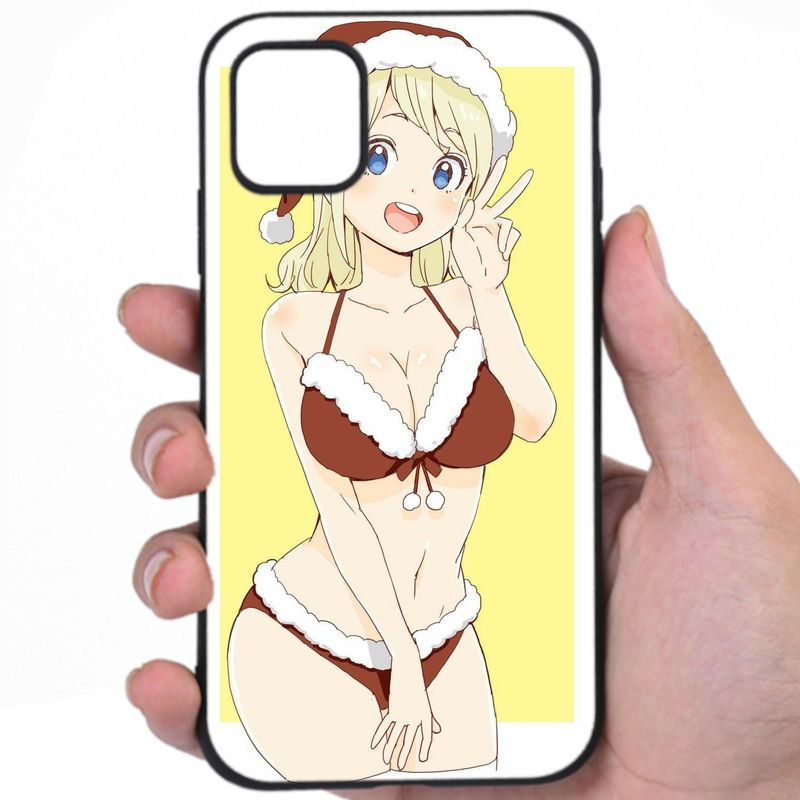 Anime Christmas Irresistible Sexiness Hentai Fan Art iPhone Samsung Phone Case