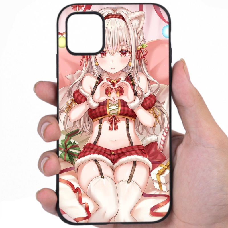 Anime Christmas Irresistible Sexiness Sexy Anime Mashup Art iPhone Samsung Phone Case