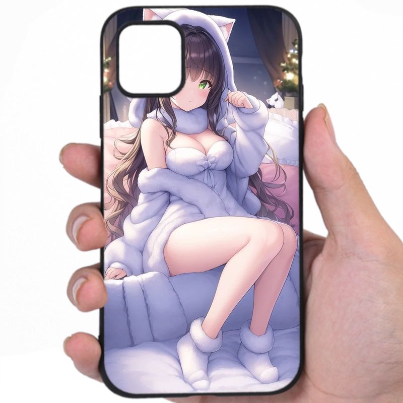 Anime Christmas Seductive Appeal Sexy Anime Artwork Awesome Phone Case