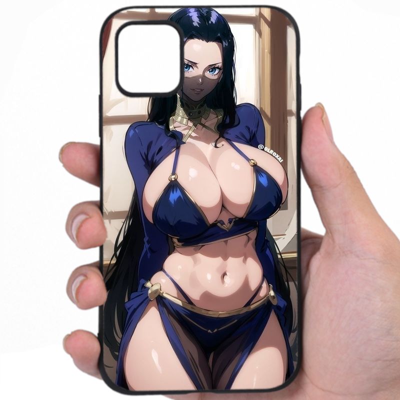 Anime Kawaii Alluring Curves Sexy Anime Mashup Art Phone Case
