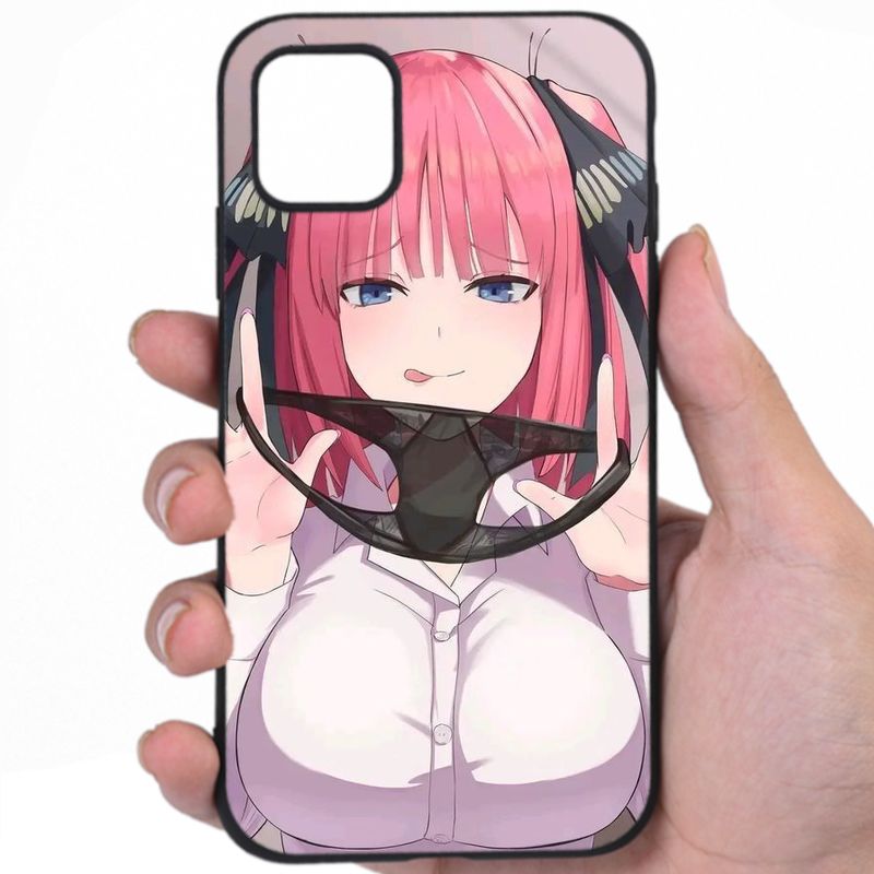 Anime Kawaii Flirtatious Smile Hentai Design Phone Case