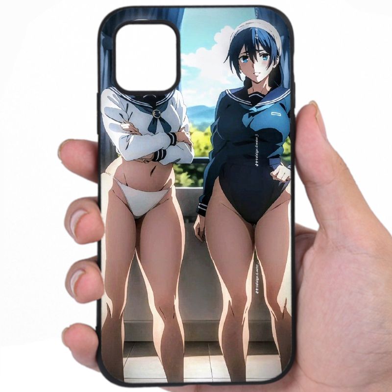 Anime Kawaii Flirtatious Smile Hentai Fan Art iPhone Samsung Phone Case