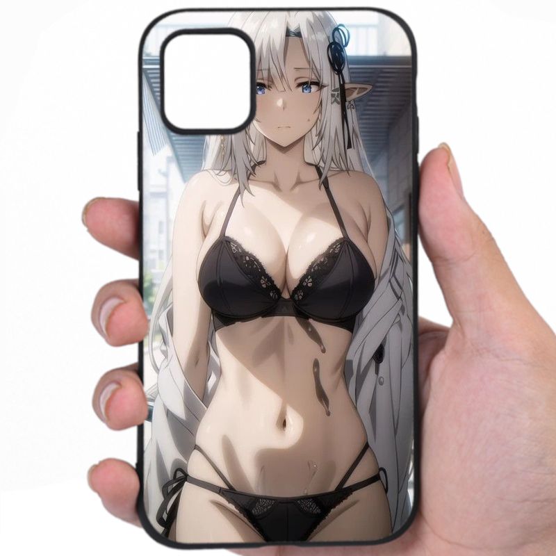 Anime Kawaii Flirtatious Smile Sexy Anime Design Awesome Phone Case