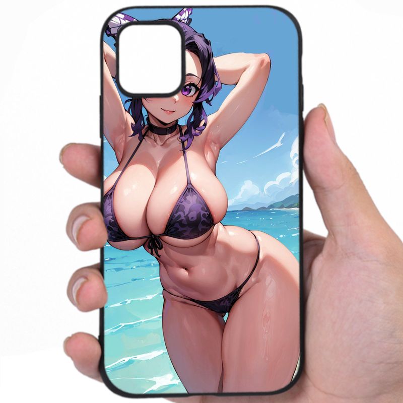 Anime Kawaii Luscious Lips Hentai Art Qhuka iPhone Samsung Phone Case