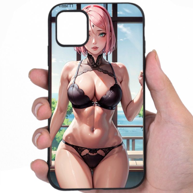 Anime Kawaii Luscious Lips Hentai Art iPhone Samsung Phone Case