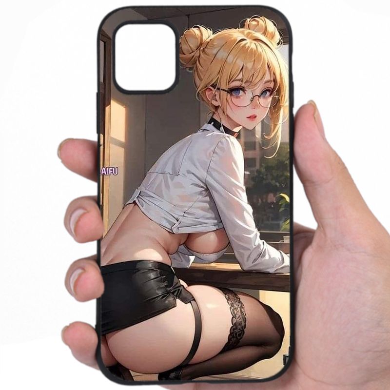 Anime Kawaii Risqué Outfit Hentai Fine Art Rukwp Awesome Phone Case