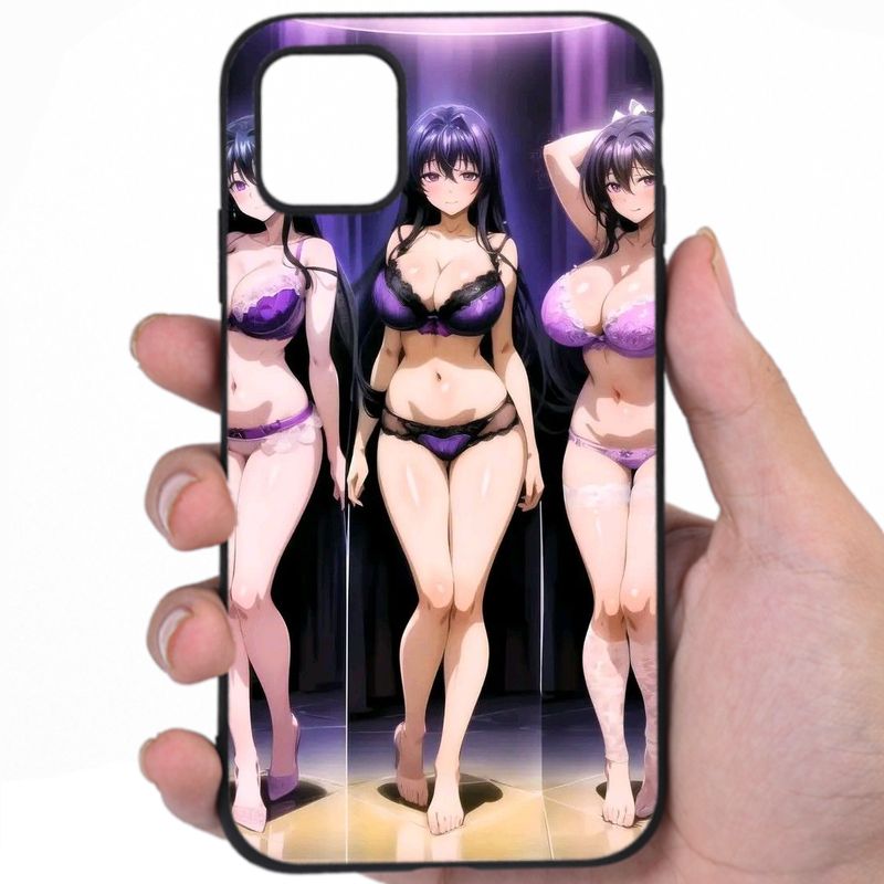 Anime Kawaii Risqué Outfit Sexy Anime Artwork Wihcl iPhone Samsung Phone Case