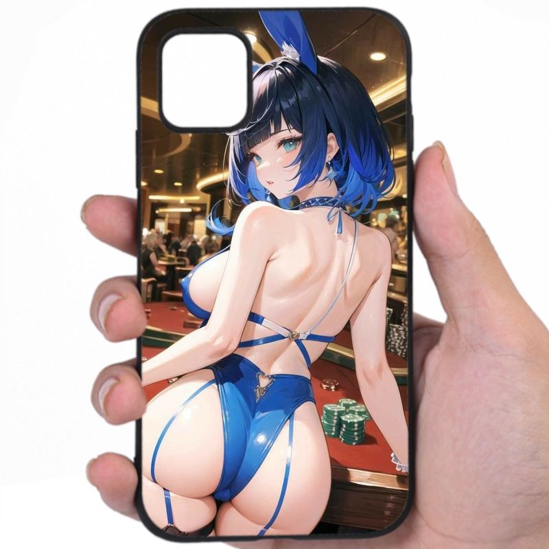 Anime Kawaii Risqué Outfit Sexy Anime Artwork Ykjdw iPhone Samsung Phone Case