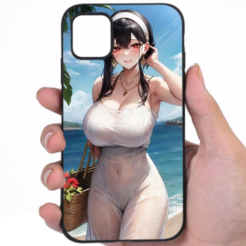 Anime Kawaii Risqué Outfit Sexy Anime Artwork Phone Case