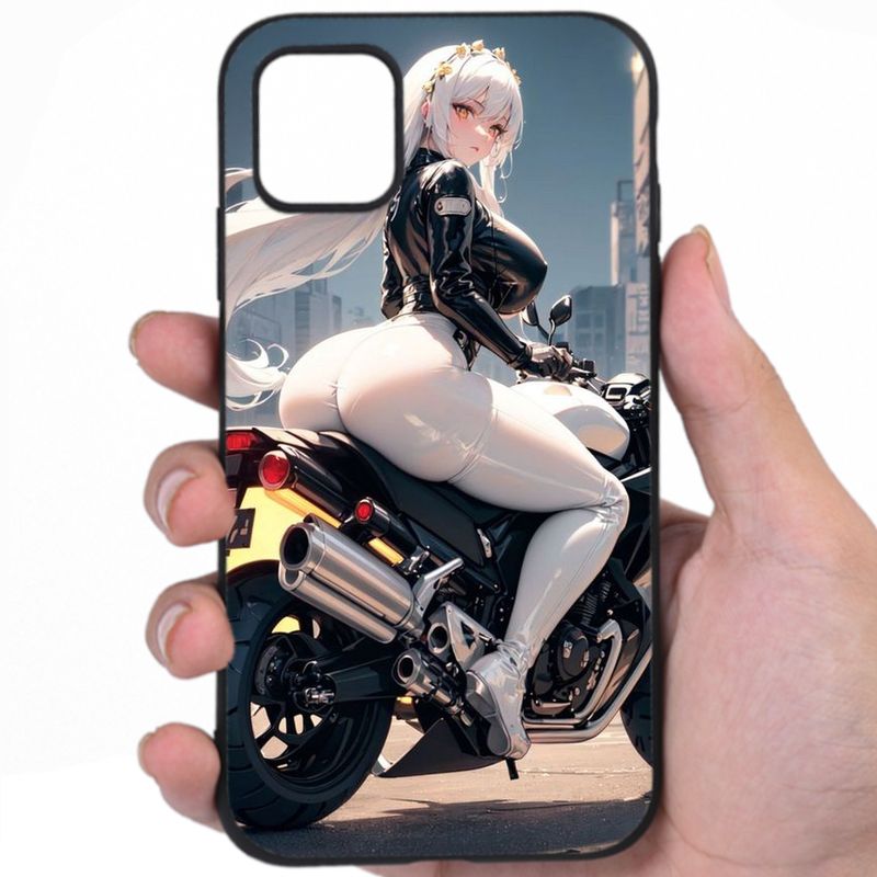 Anime Kawaii Risqué Outfit Sexy Anime Fan Art Butqh iPhone Samsung Phone Case
