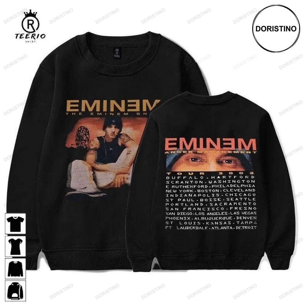 Eminem Anger Management Tour 2002 Vintage Limited Edition T-shirts