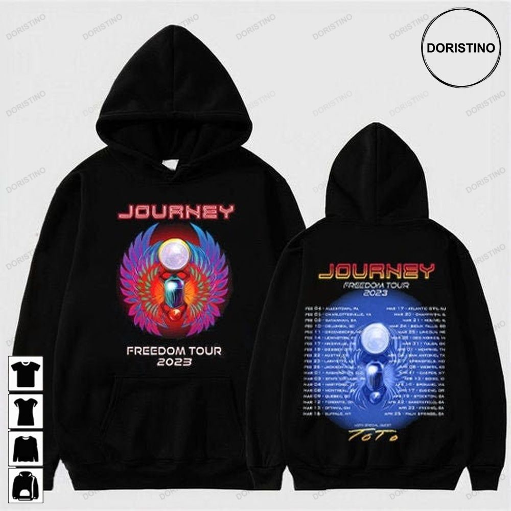 Journey Freedom Tour 2023 Tee Journey 50th Anniversary Journey Tour 2023 Journey Concer Journey Fan Gift Rock Tour Awesome Shirts