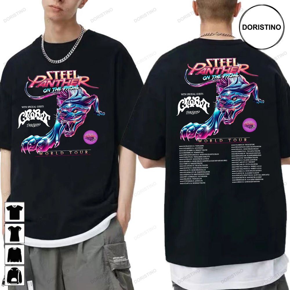 Sl Panther On The Prowl World Tour Sl Panther Limited Edition T-shirts