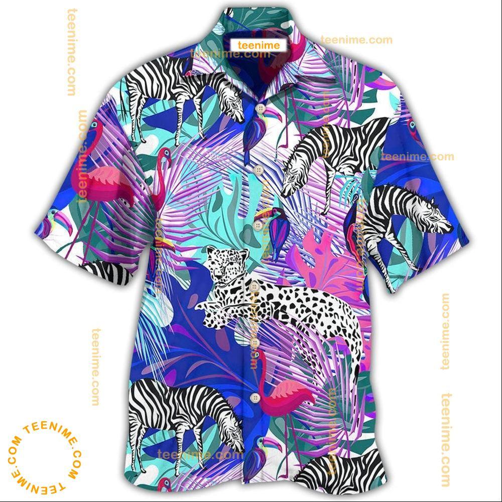 Animals Tropical Animals Tropical Leaf With Colorful Style Hawaiian Shirt