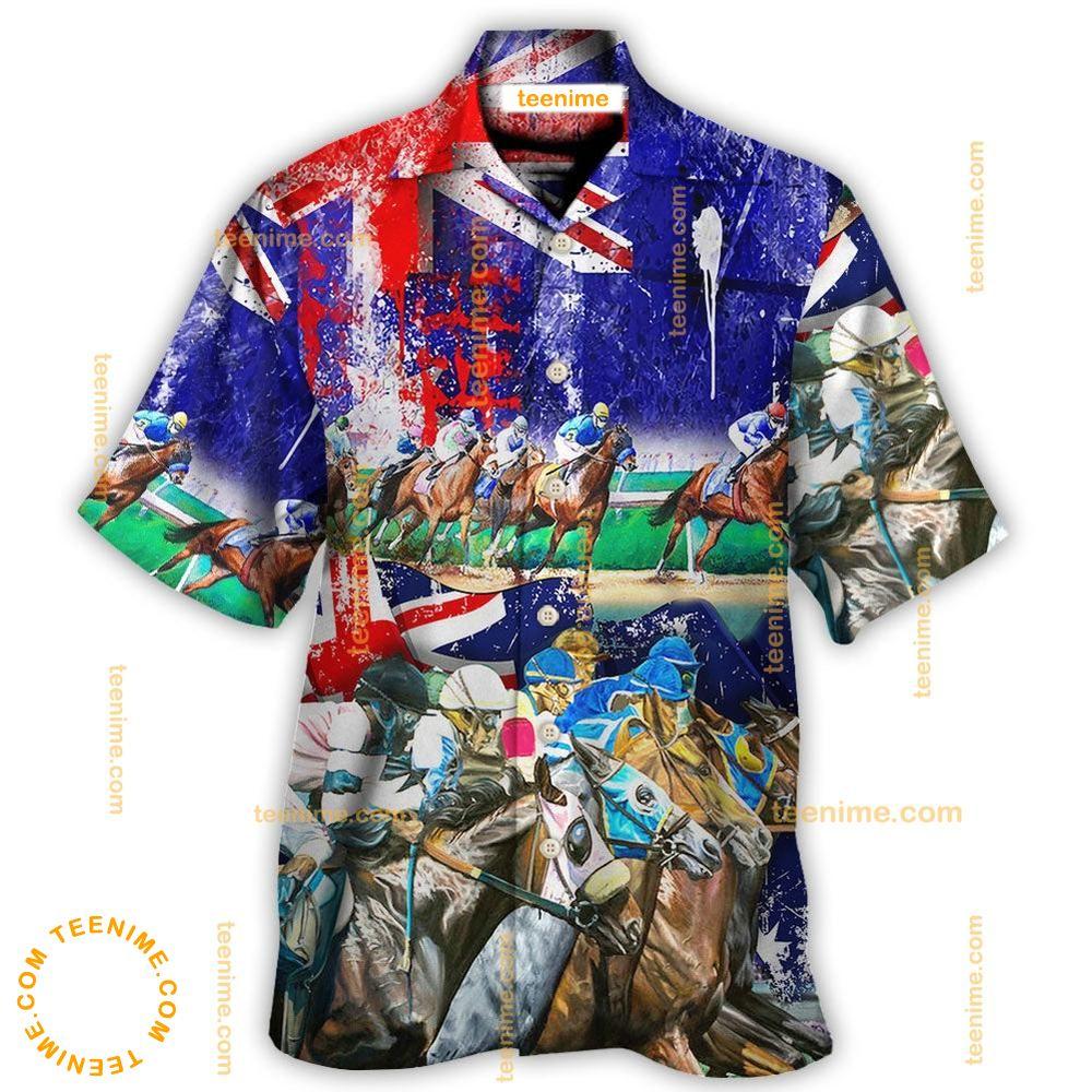 Australia Horse Racing Lover Hawaiian Shirt