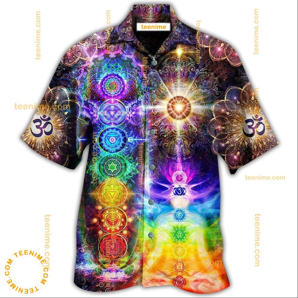 Yoga Mind And Soul In A Harmony Chakra  Awesome Hawaiian Shirt