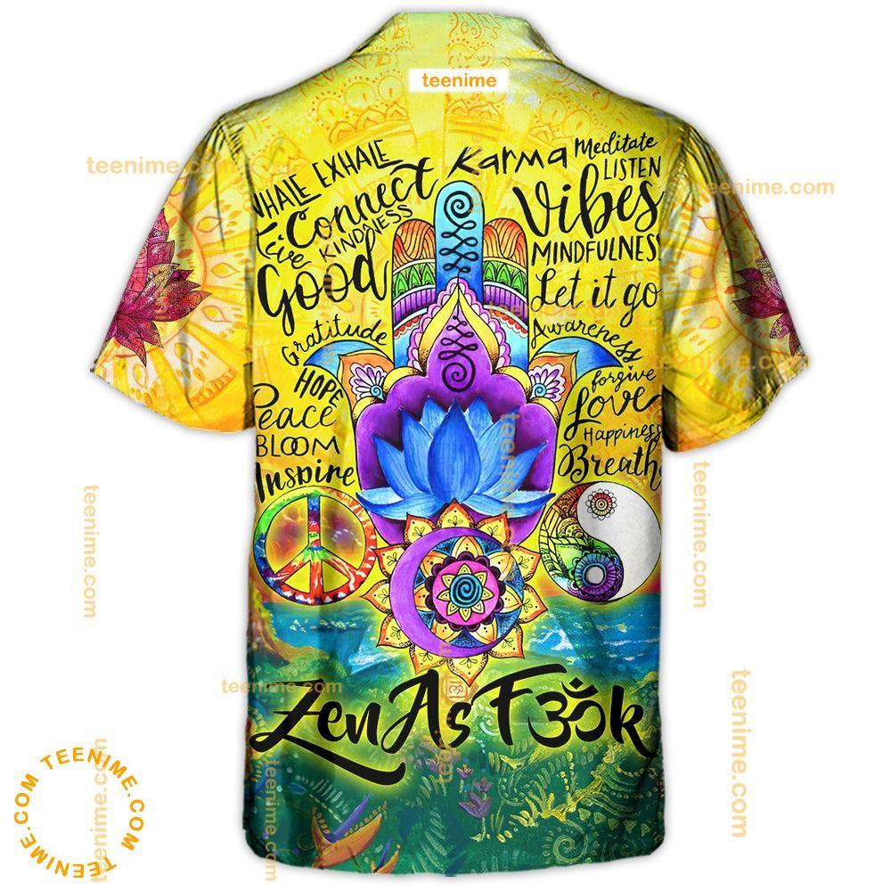 Yoga World Connect Kindness Gratitude Hope Peace Inspire Meditate Let It Go  Limited Edition Hawaiian Shirt